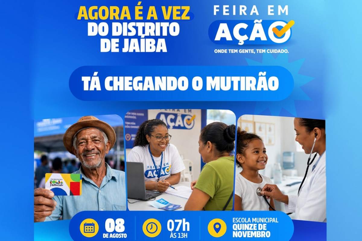 Secretaria da Mulher realiza ação social no distrito de Jaíba neste sábado (8) 