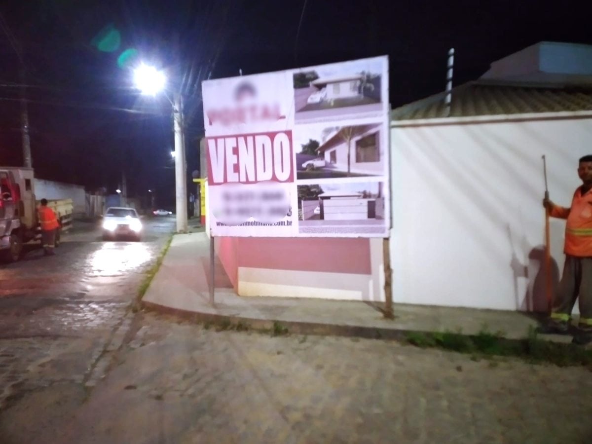 Secretaria de Meio Ambiente reforça fiscalização contra poluição visual em Feira de Santana
