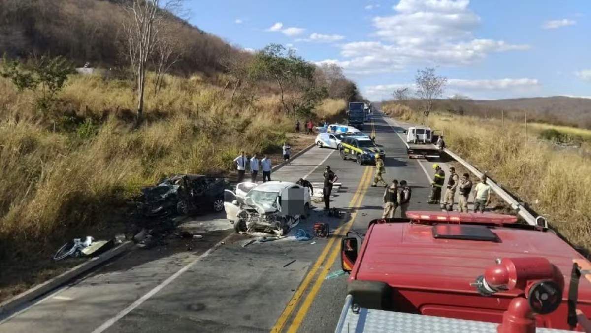 Sete pessoas morrem em acidente após motorista com 168 tabletes de maconha fugir da PRF