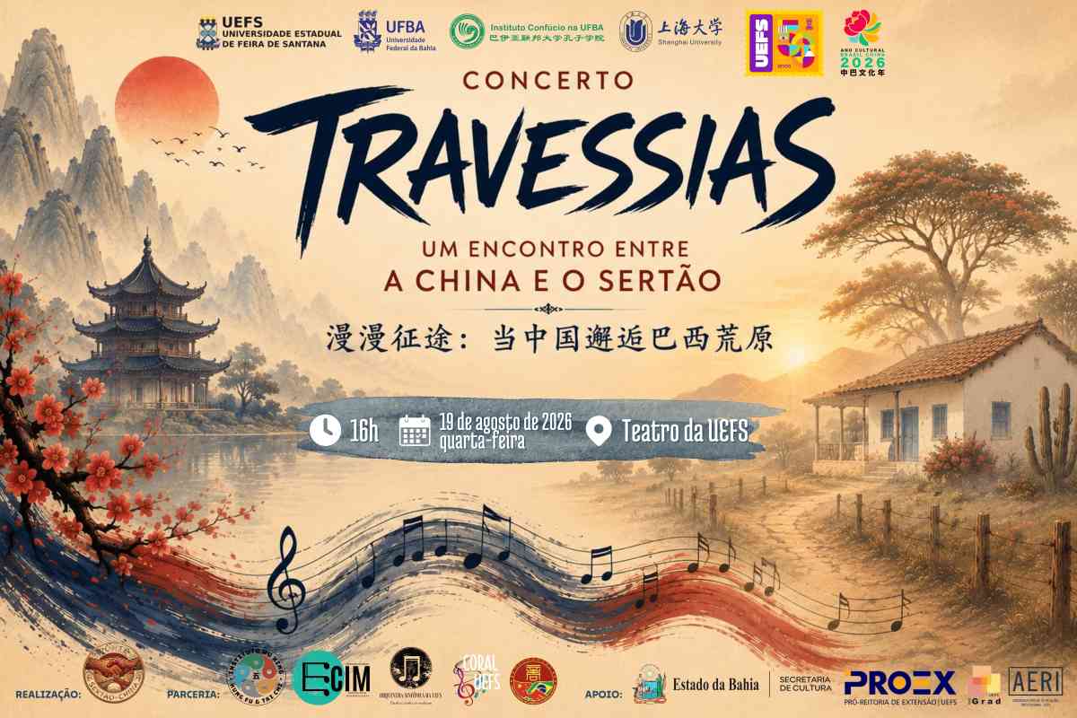Concerto promove encontro cultural entre Brasil e China na Uefs