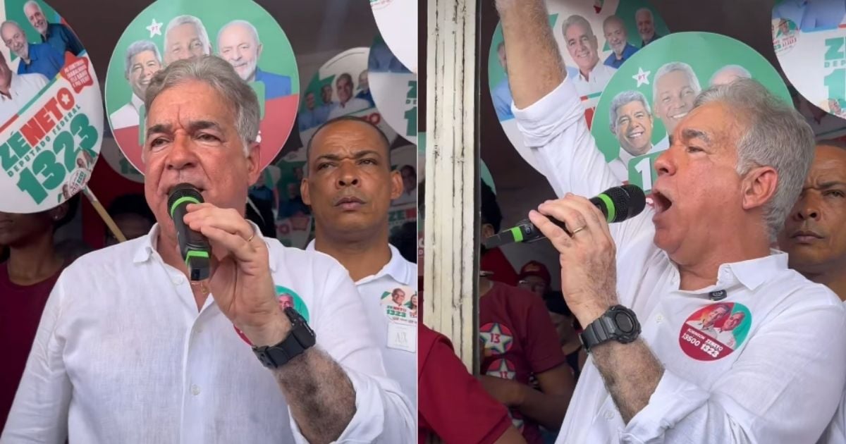 Zé Neto em inauguração de comitê de Lula e Jerônimo