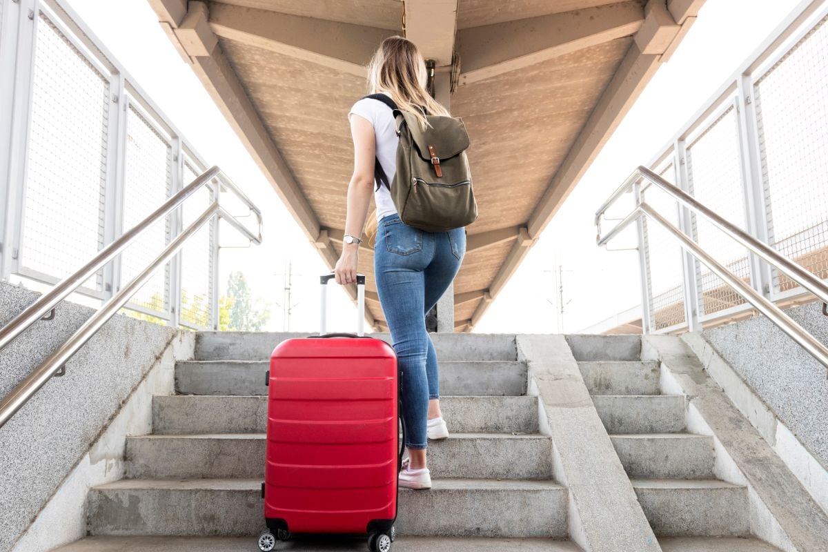 Bagagem em viagem de avião