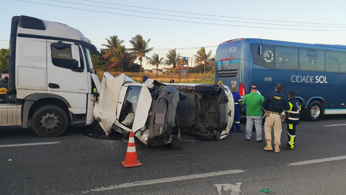 colisão engavetamento br-324
