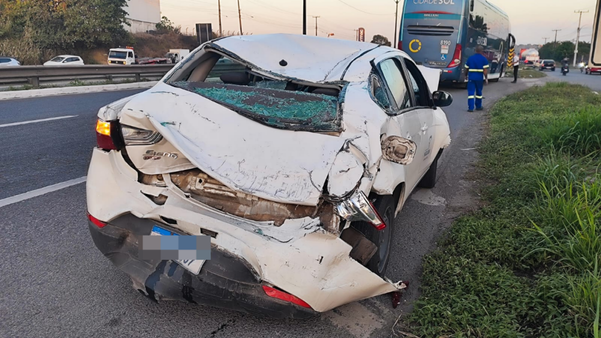 colisão engavetamento br-324