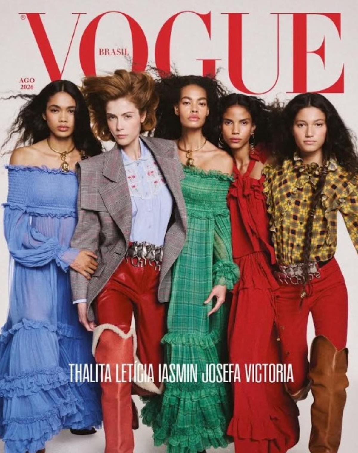 Baiana que sonhava ser jogadora de futebol vira modelo internacional e estampa capa da Vogue Brasil