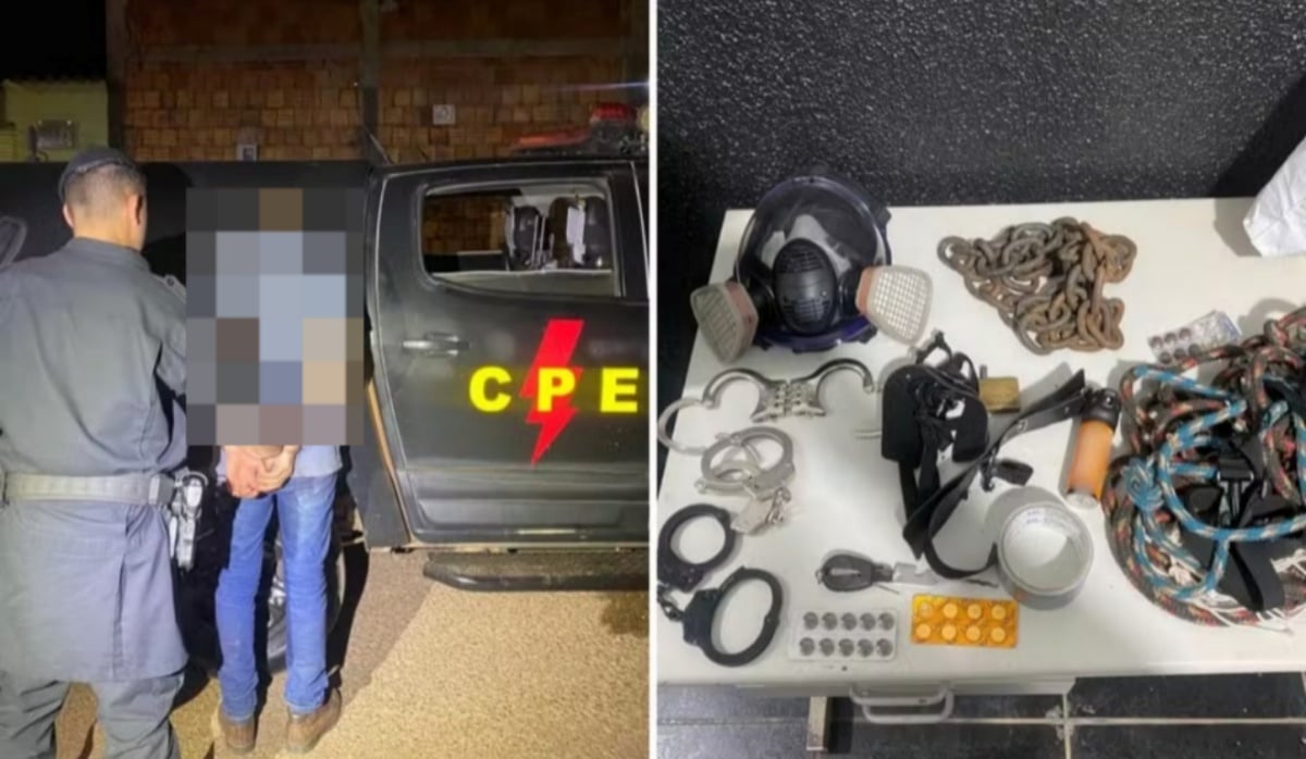 jovem achada amordaçada e acorrentada em cativeiro