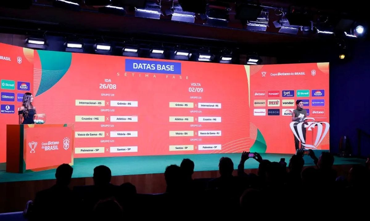 Sorteio define três clássicos estaduais nas quartas de final da Copa do Brasil