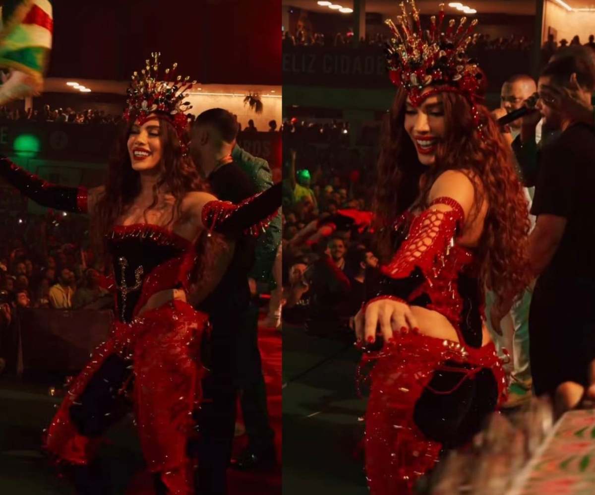 Anitta é coroada Rainha de Bateria da Acadêmicos do Grande Rio