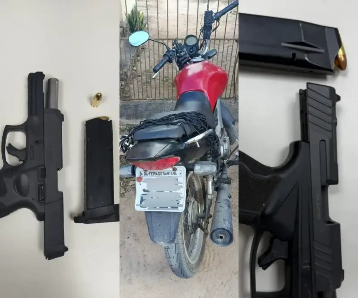 Polícia Militar apreende armas, recupera veículo e realiza conduções neste fim de semana em Feira de Santana