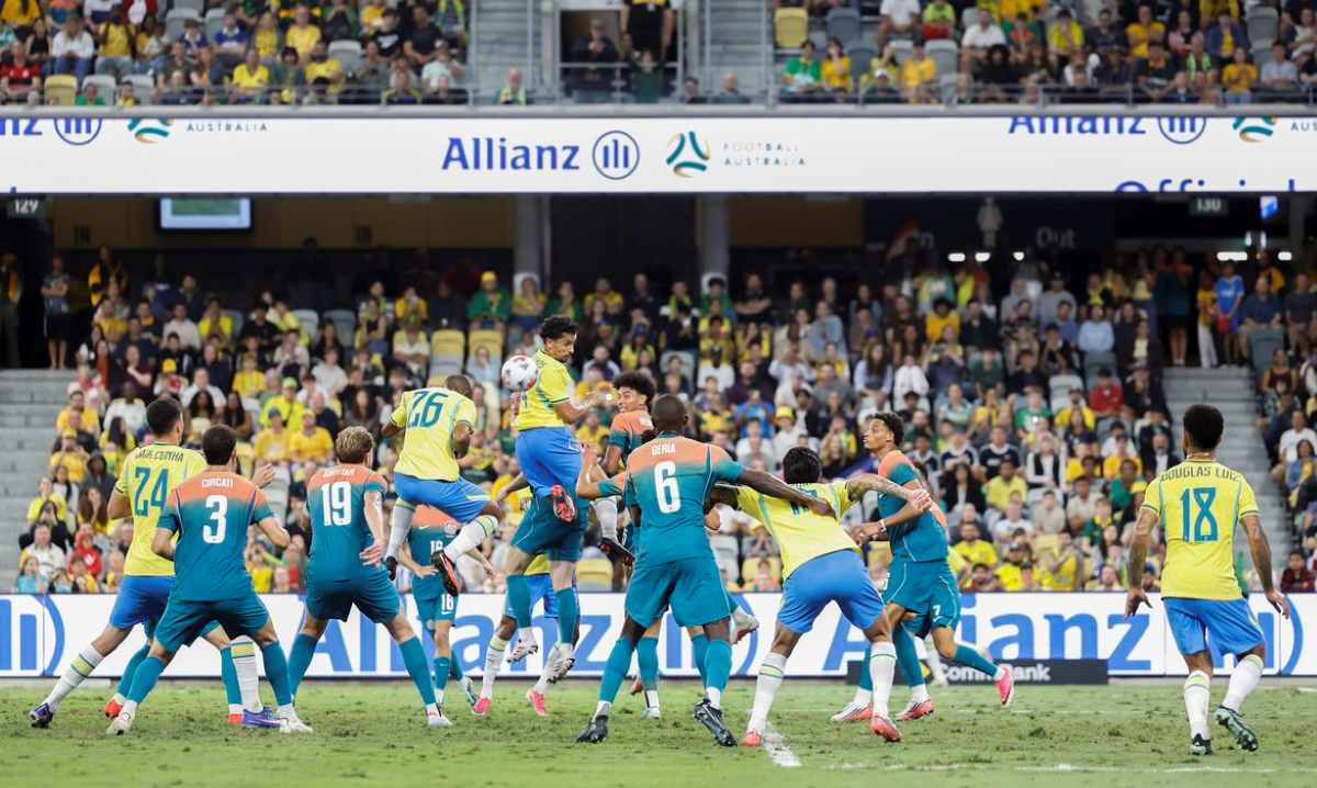 Brasil x Austrália em amistoso