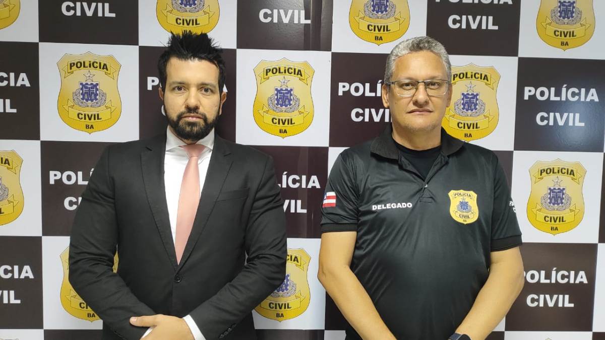 Delegado Yves Correira e delegado Rafael Almeida