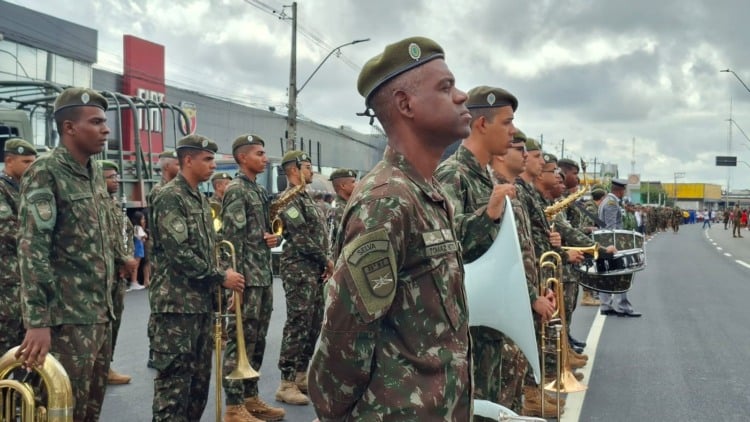 Desfile dos militares no 7 de Setembro 2026 em Feira de Santana