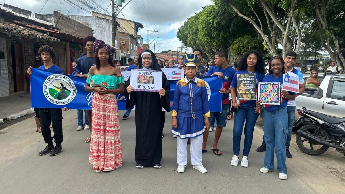 Desfile do 2 de Julho no Distrito de Maria Quitéria em Feira de Santana