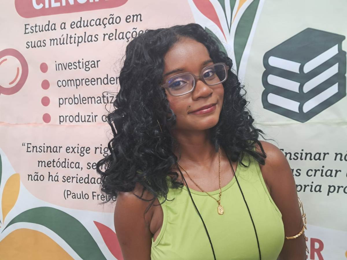 Estudante Eduarda Castro