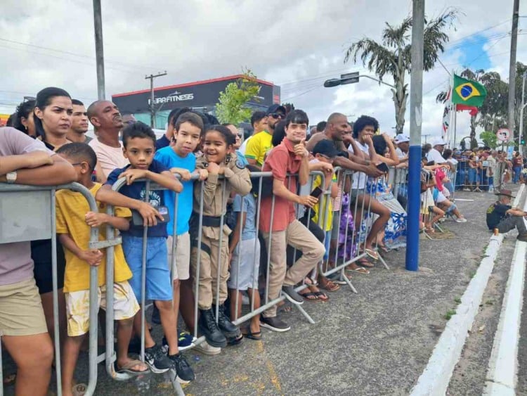 Feirenses no desfile de 7 de Setembro