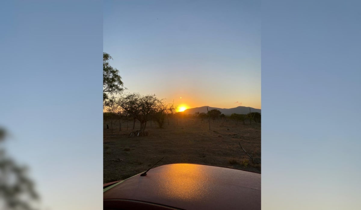 Foto do Dia o nascer do sol em Serra Preta