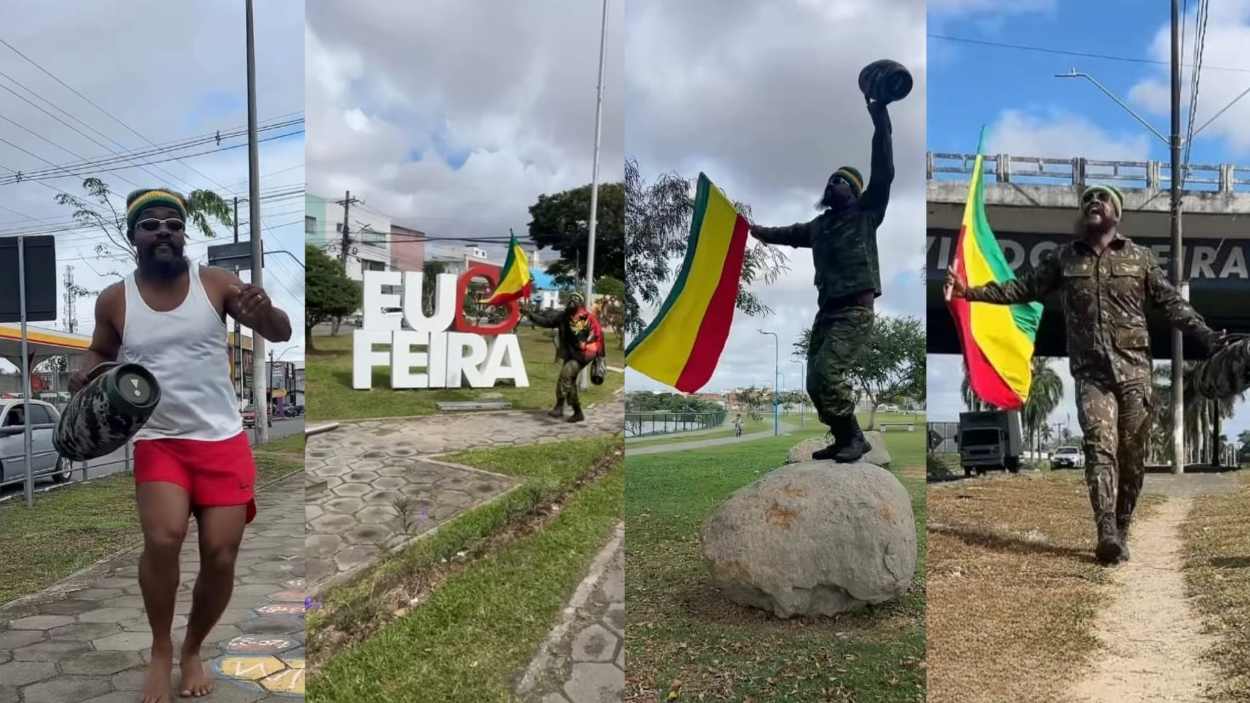 "Frentista Dançarino"  em diversos pontos de Feira de Santana 