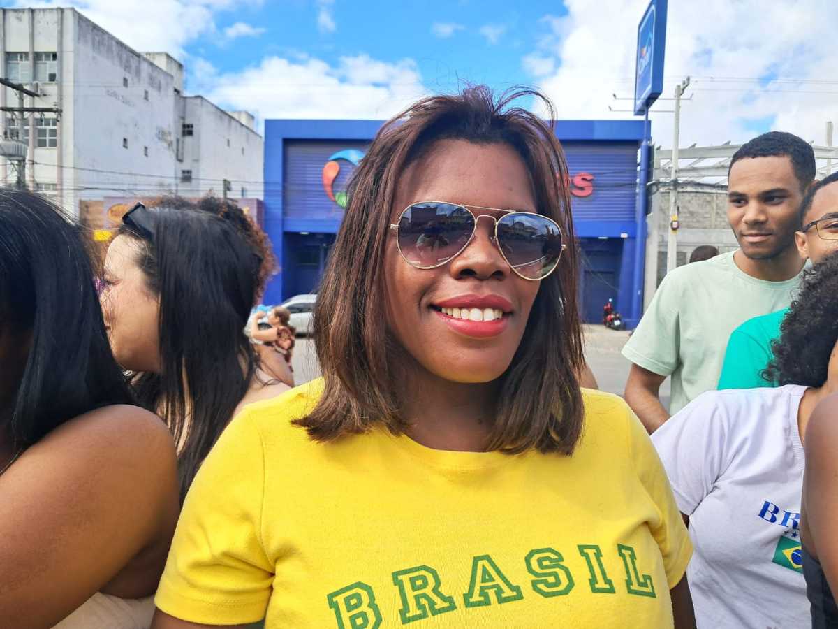 Jamile Silva Santos no 7 de setembro em Feira de Santana