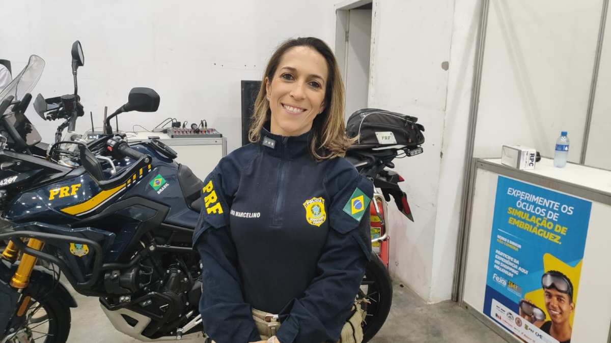 Lívia Marcelino inspetora da PRF