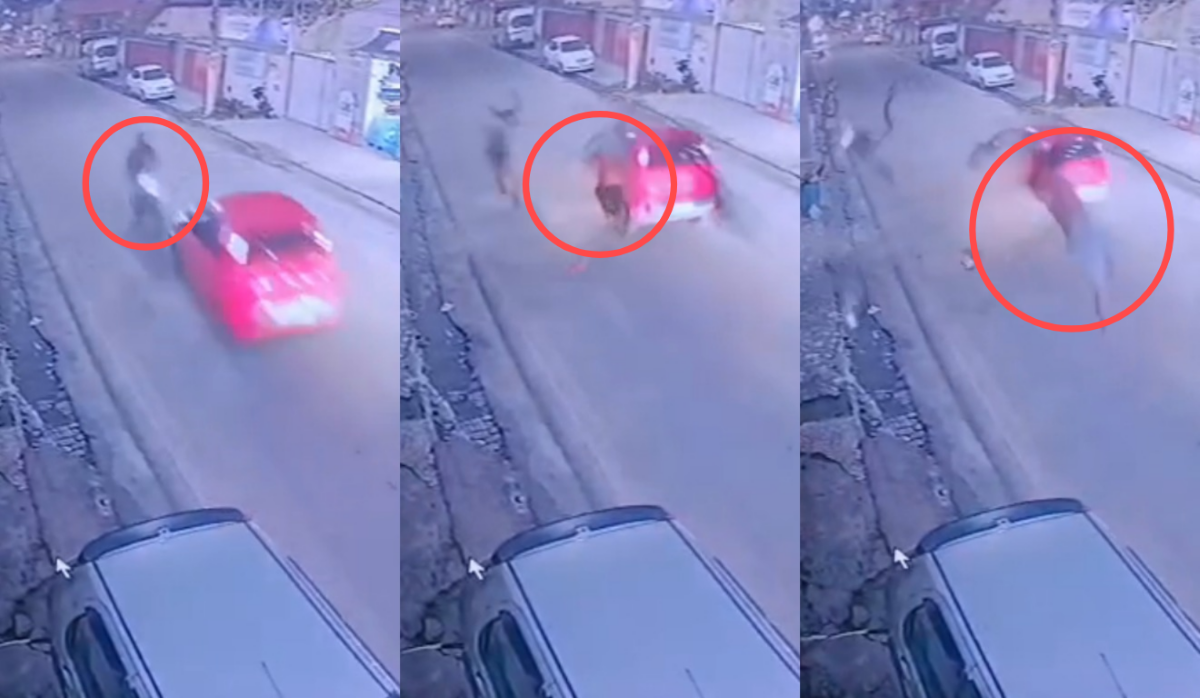 Motociclista é arremessado por vários metros após colisão em Conceição do Jacuípe
