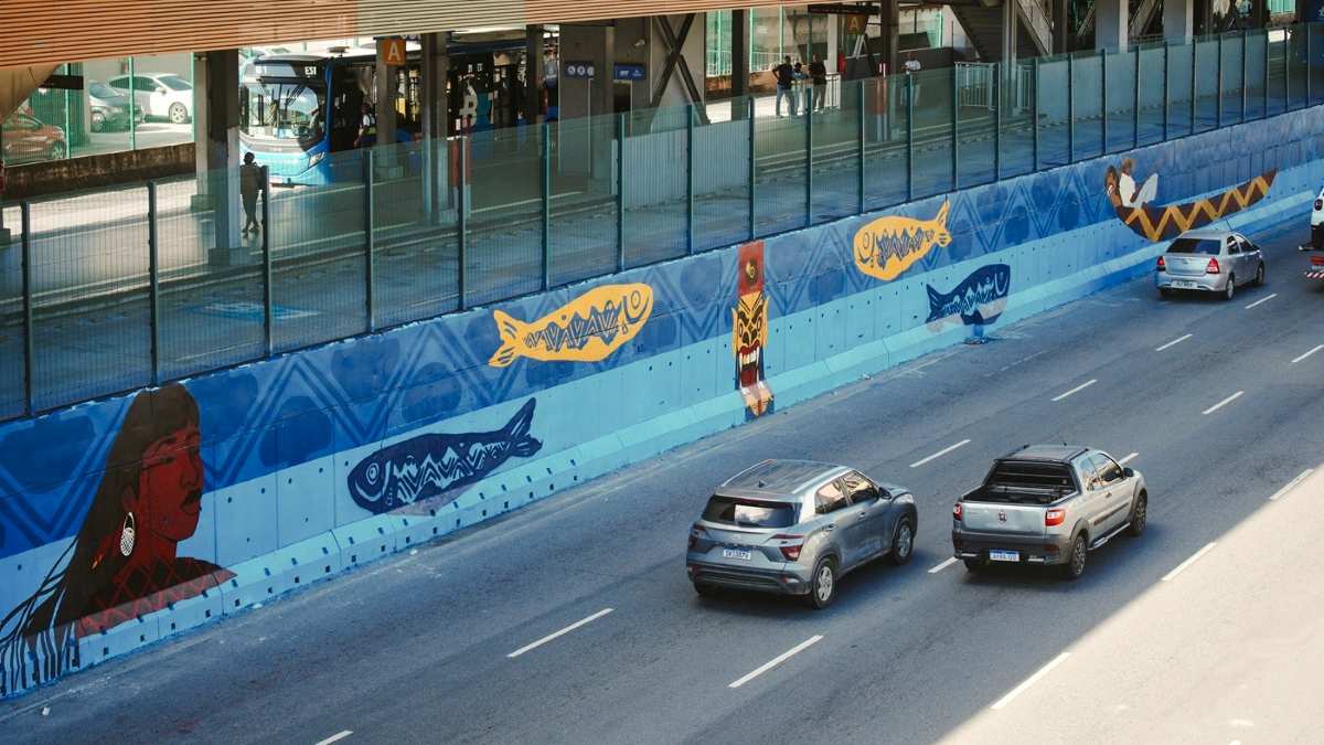 Mural “Águas Ancestrais” em Salvador