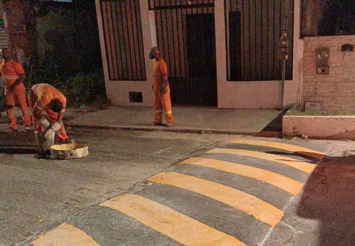 Operação SMT sinalização ruas
