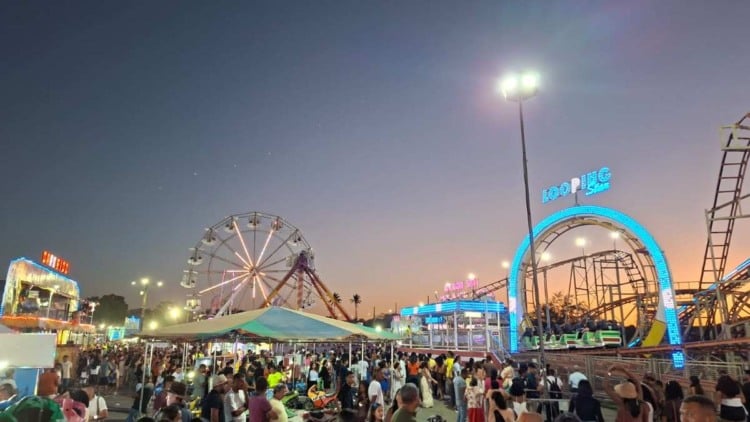 Parque de Diversões na Expofeira 2026_ Foto Kaio Vinicius