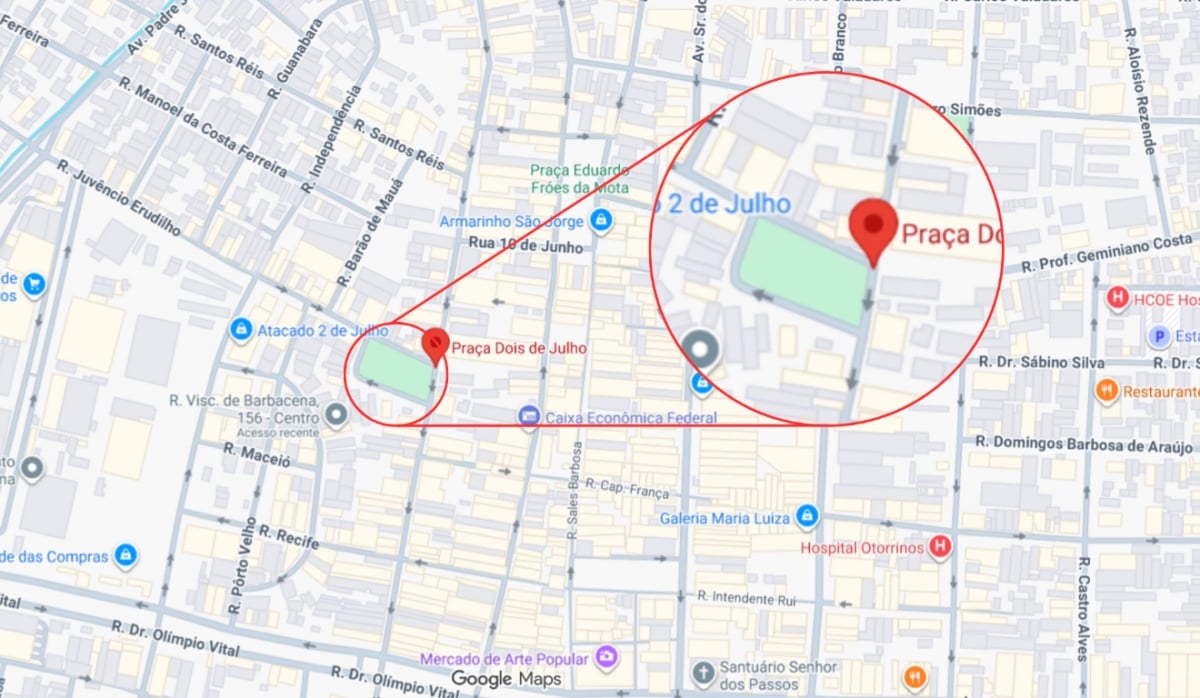 Prefeitura autoriza reforma da Praça Dois de Julho, no centro de Feira de Santana