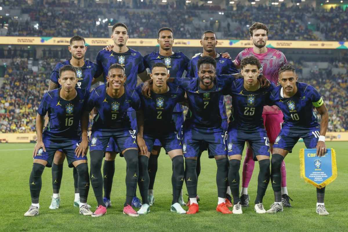 Seleção Brasileira em segundo amistoso contra a Austrália