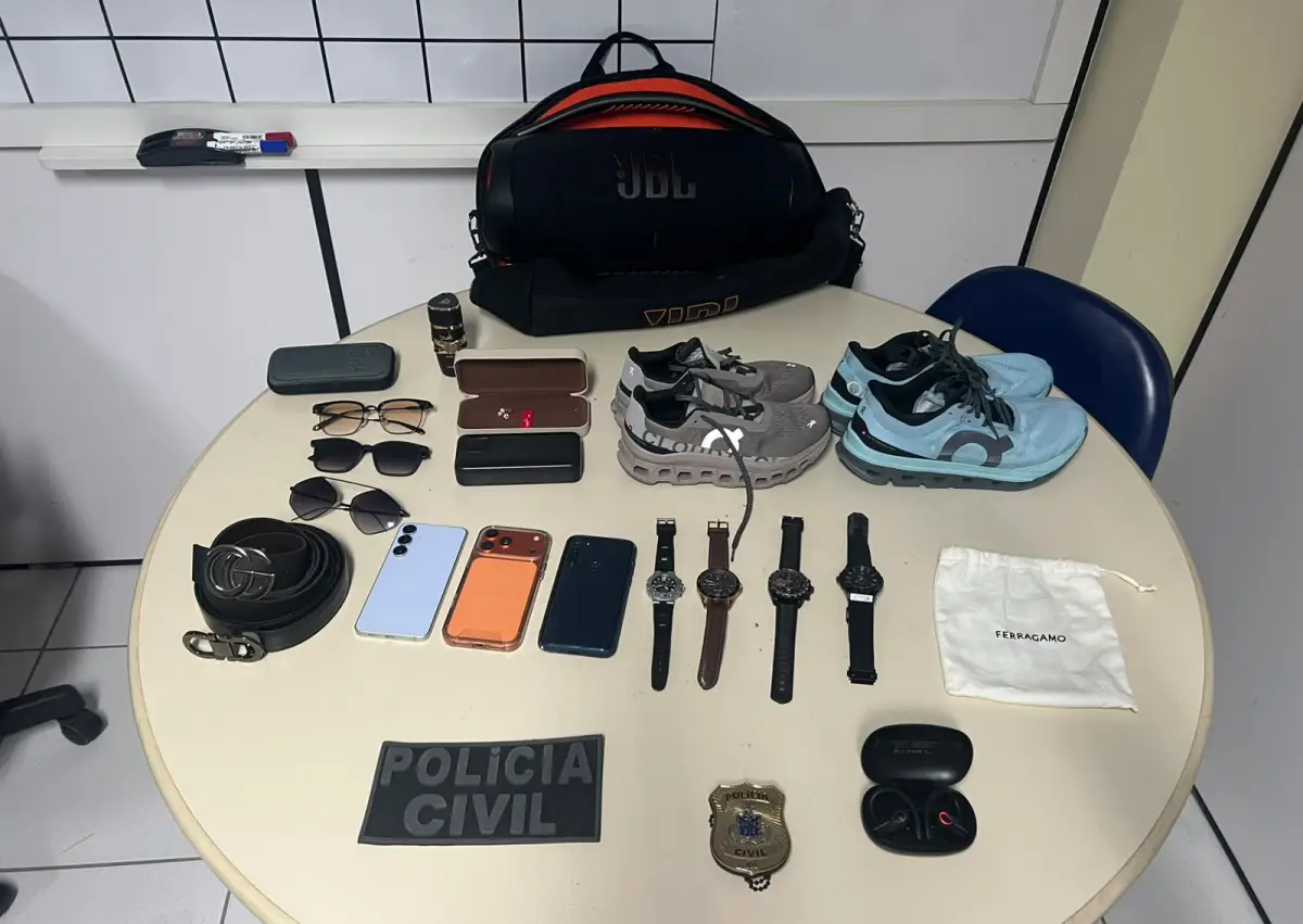 Suspeito de furtos em condomínios de luxo é preso em Feira de Santana com R$ 113 mil em bens