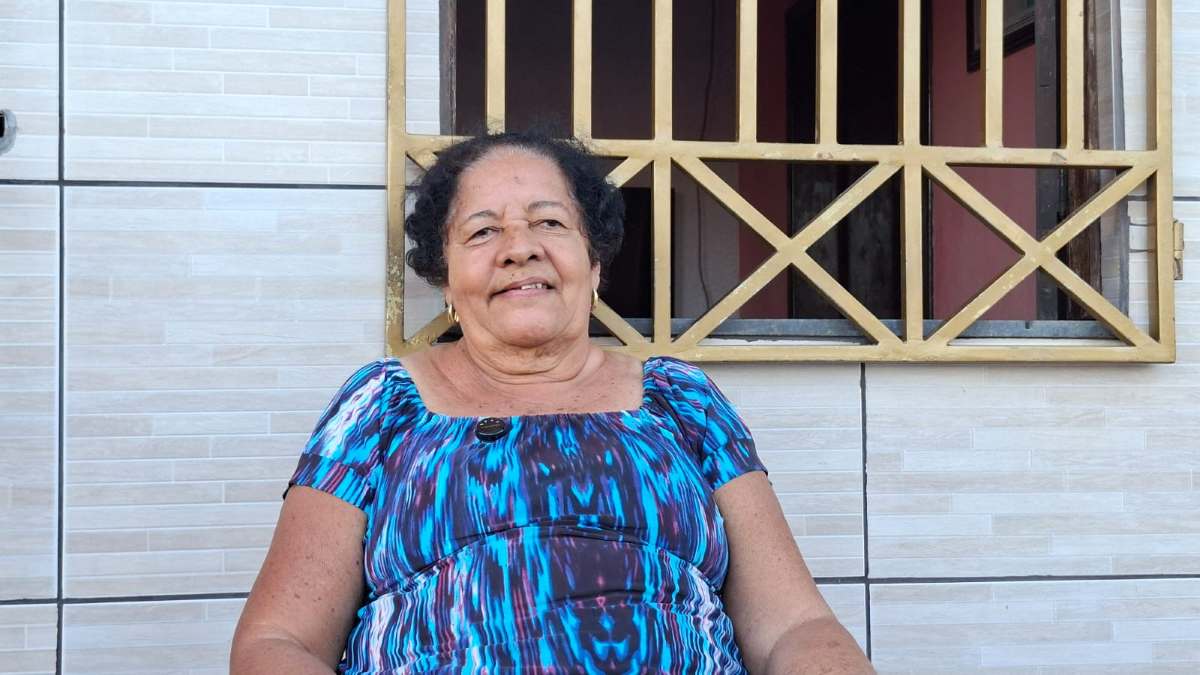 Vera Maria - aposentada - 72 anos_ Foto Kaio Vinicius Acorda Cidade