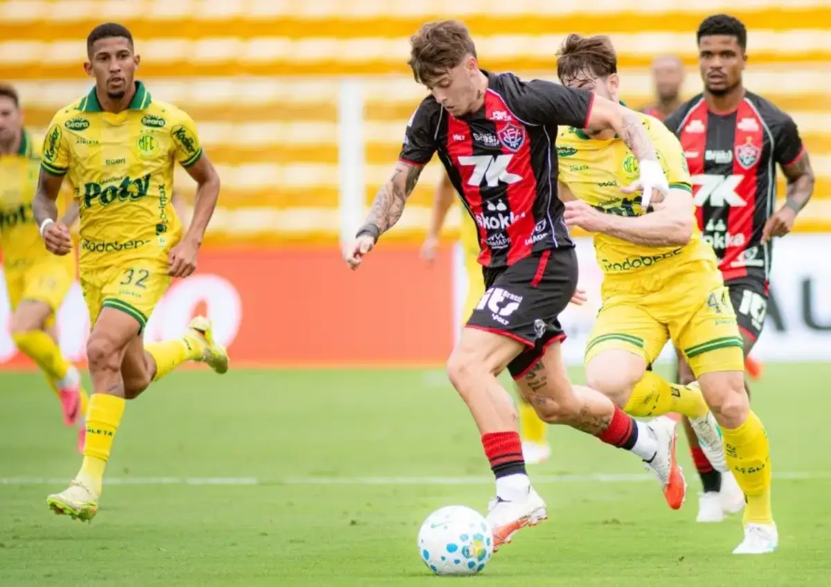 Vitória sai na frente, mas sofre empate do Mirassol e continua sem vencer como visitante