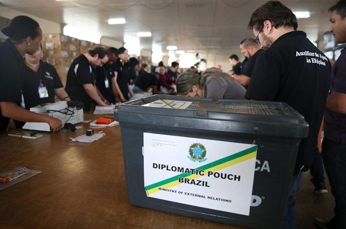 Votação no exterior