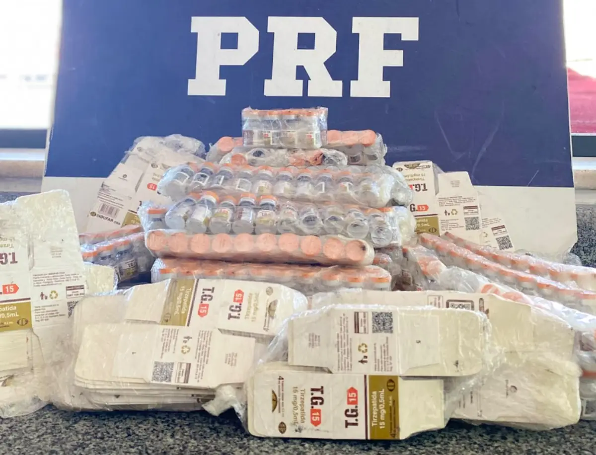 PRF apreende 503 ampolas de tirzepatida de origem estrangeira
