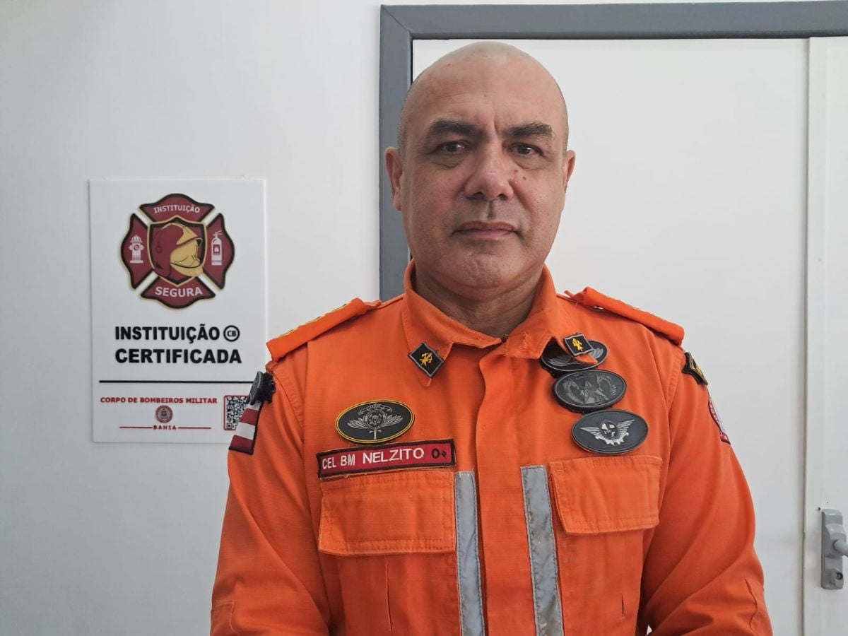 coronel Neuzito comandante regional de Bombeiros Militares de Feira de Santana