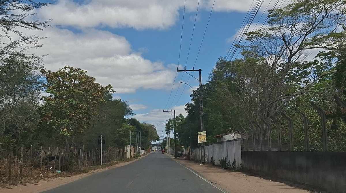 Estrada do distrito de Maria Quitéria