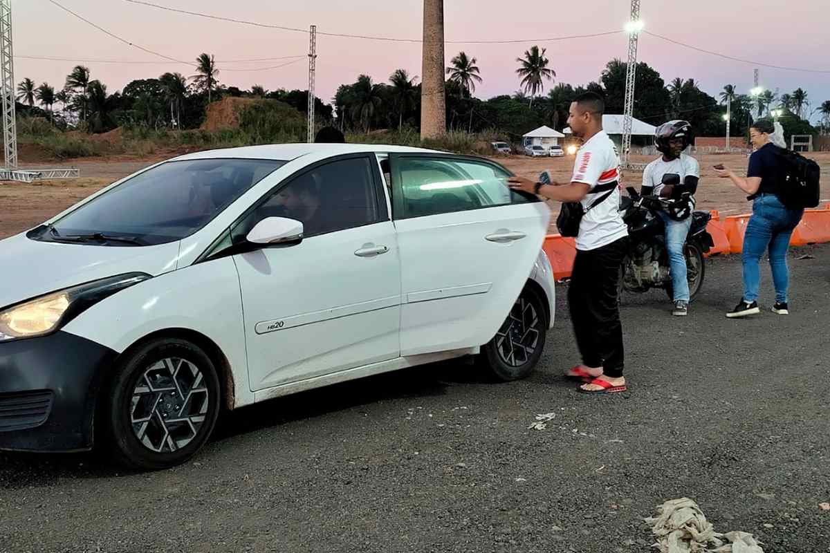 fluidez de trânsito na Expofeira