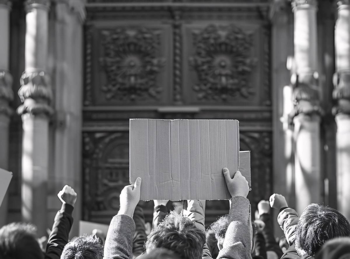 manifestação antigamente