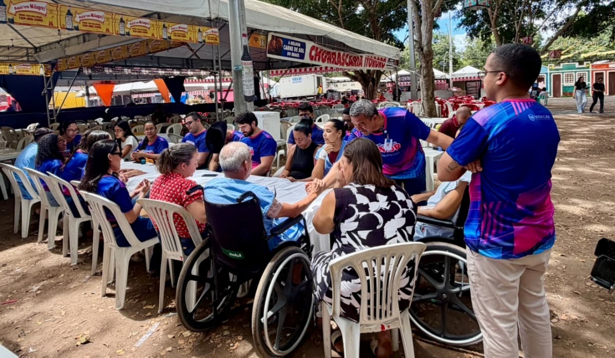 pacientes Dom Pedro de Alcântara Santa Casa de Feira de Santana passeio Expofeira 2026 Projeto Cuidar Até o Fim