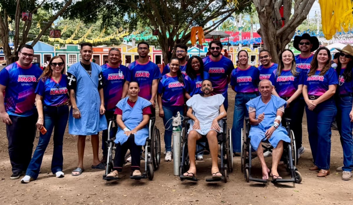 pacientes Dom Pedro de Alcântara Santa Casa de Feira de Santana passeio Expofeira 2026 Projeto Cuidar Até o Fim