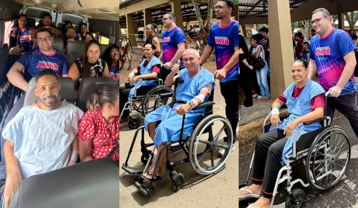 pacientes Dom Pedro de Alcântara Santa Casa de Feira de Santana passeio Expofeira 2026 Projeto Cuidar Até o Fim