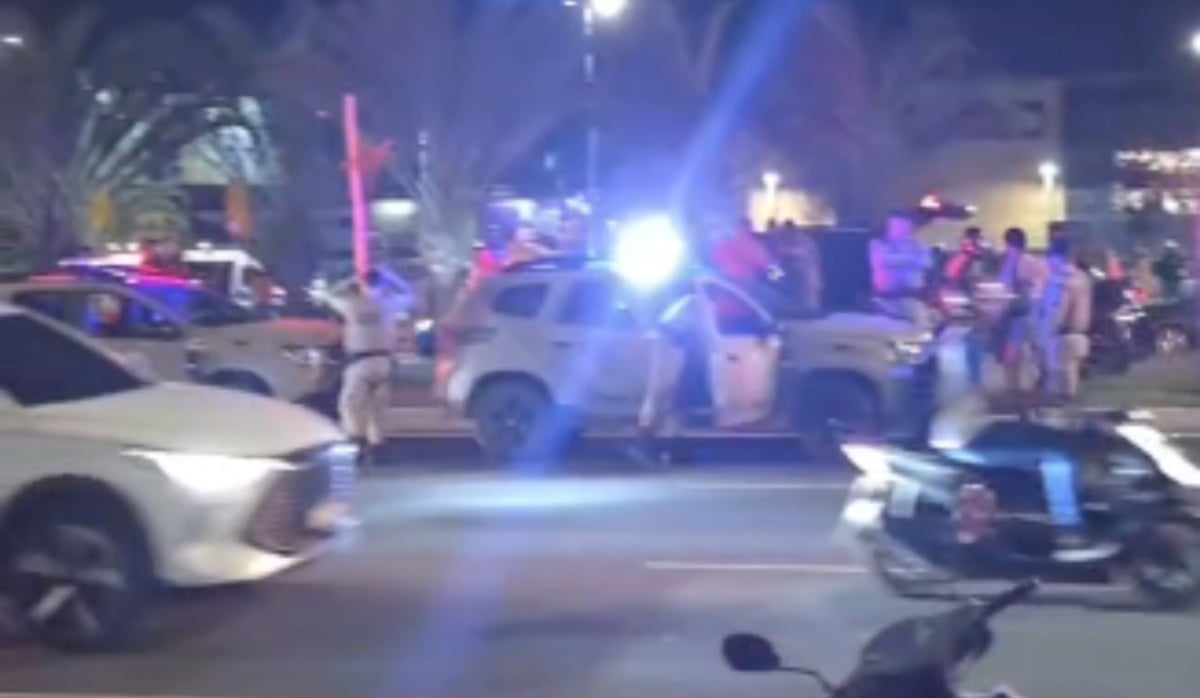 perseguição policial troca de tiros em Feira de Santana