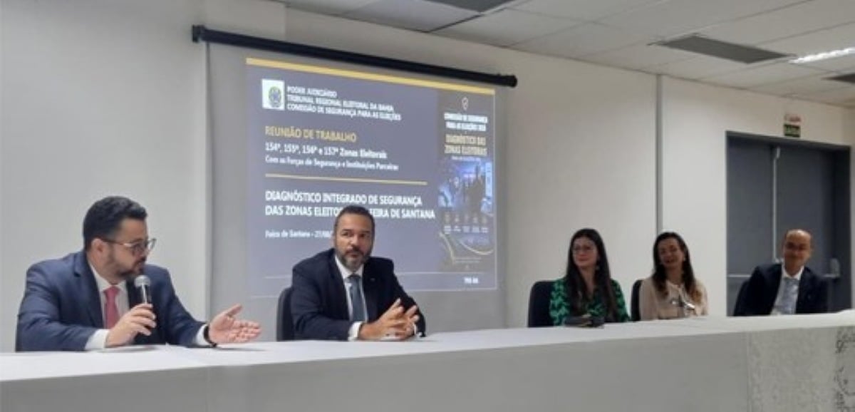 TRE-BA reúne forças de segurança para definir ações para as eleições em Feira de Santana