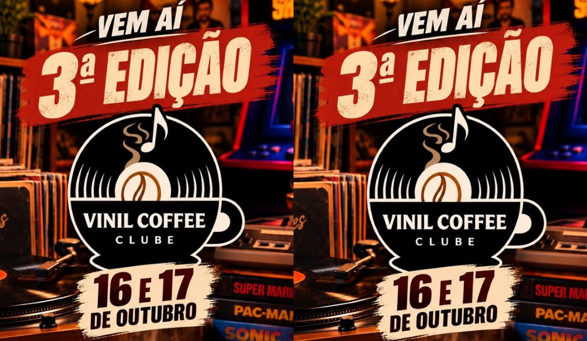 3ª edição do Vinil Coffee Clube acontece em shopping de Feira de Santana