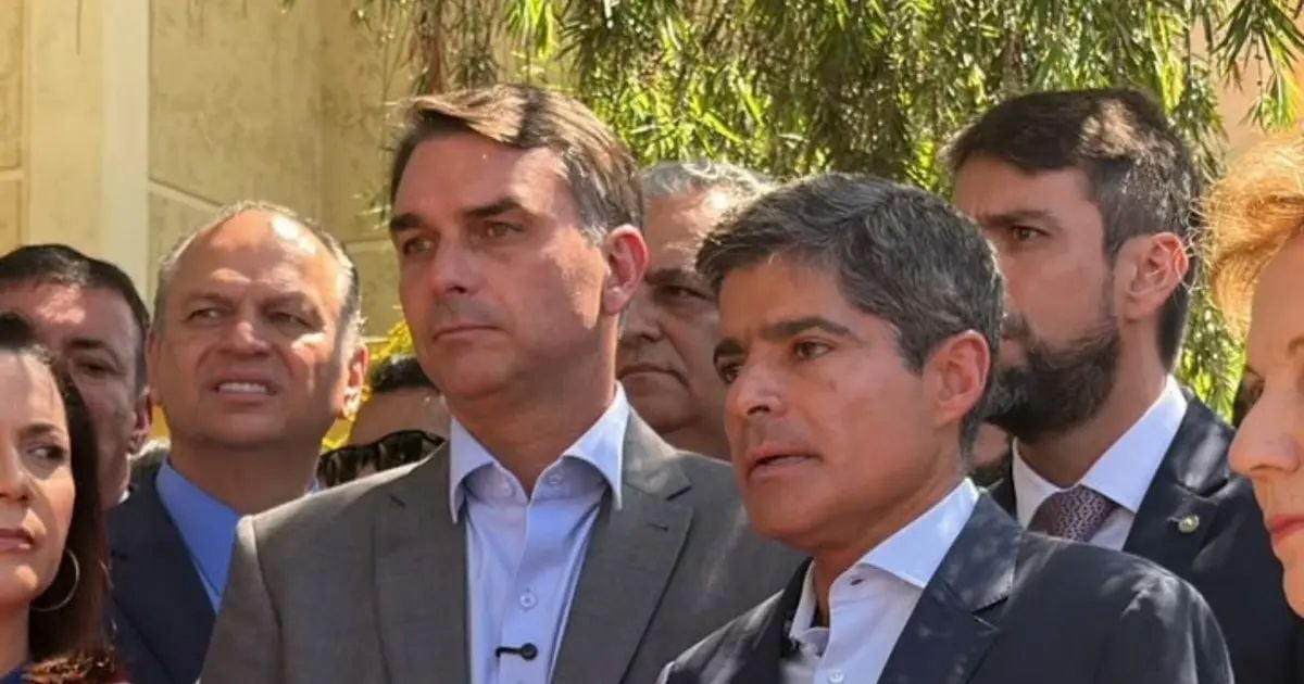 ACM Neto e Flávio Bolsonaro