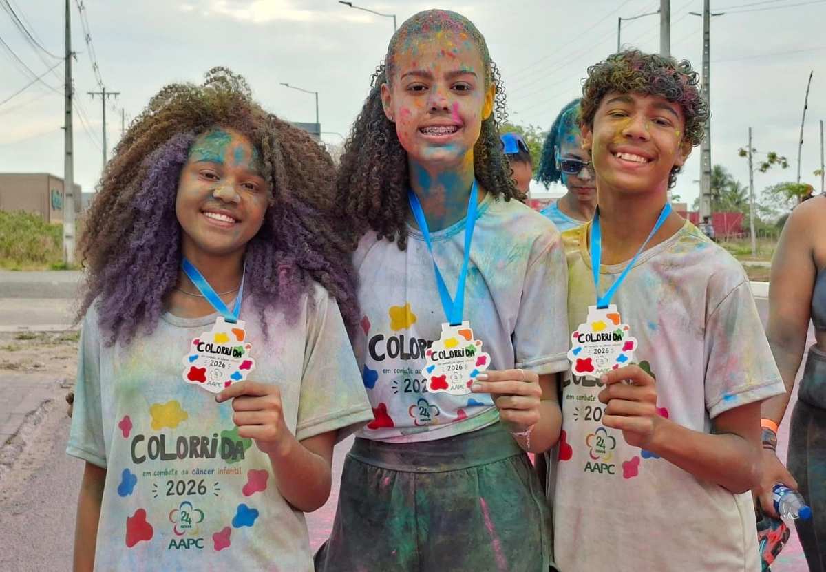 Ana Luiza, Bernardo Fraga e Nina Maria