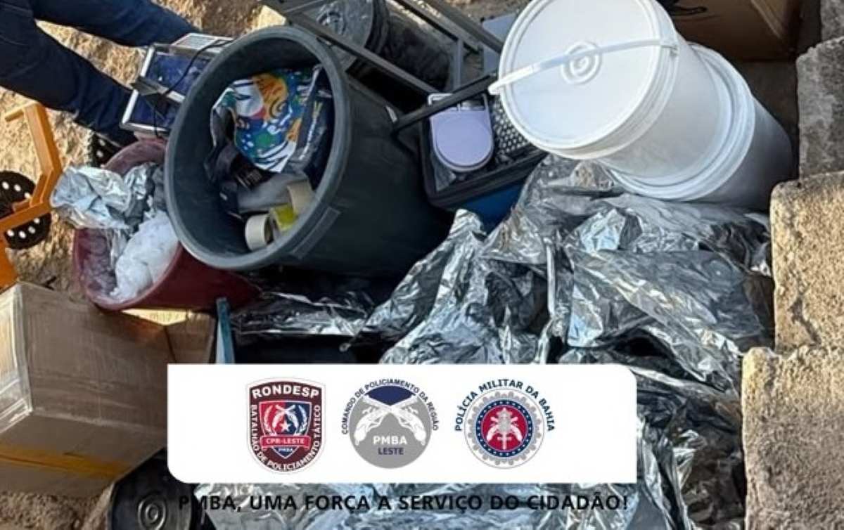 Armas e drogas são apreendidas em ação no distrito de Maria Quitéria