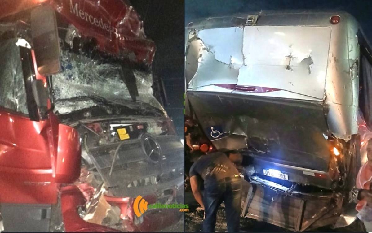 Caminhão bate na traseira de micro-ônibus do TFD de Capim Grosso em Feira de Santana