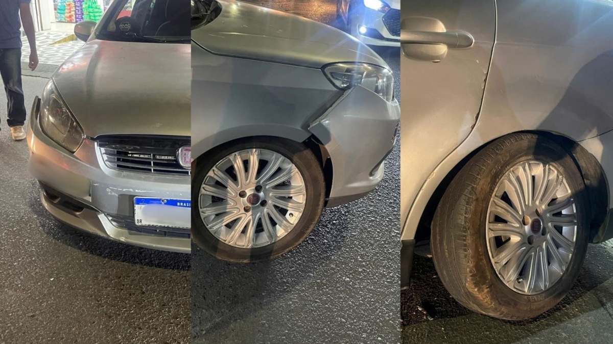 Carro danificado
