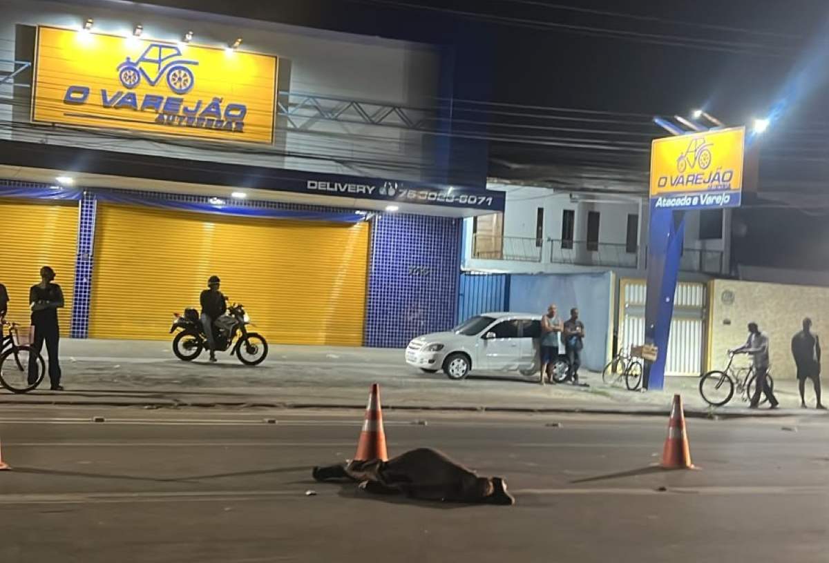 Ciclista morre após acidente com motocicleta na BA-502